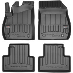 Car rubber floor mats black OPEL ZAFIRA C (2012-...) 3D FROGUM