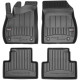 Car rubber floor mats black OPEL ZAFIRA C (2012-...) 3D FROGUM