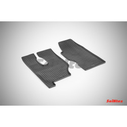 Car rubber floor mats black SEINTEX *STK* MB ACTROS (1996-2003)