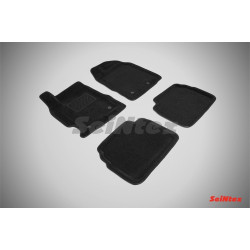 Alfombrillas textiles para coche negras 3D SEINTEX MAZDA 6 (2008-2012)