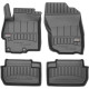 Car rubber floor mats black MITSUBISHI LANCER (2007-...) 3D FROGUM