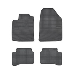 Car rubber floor mats black HYUNDAI IONIQ (2016-...) NEGRO