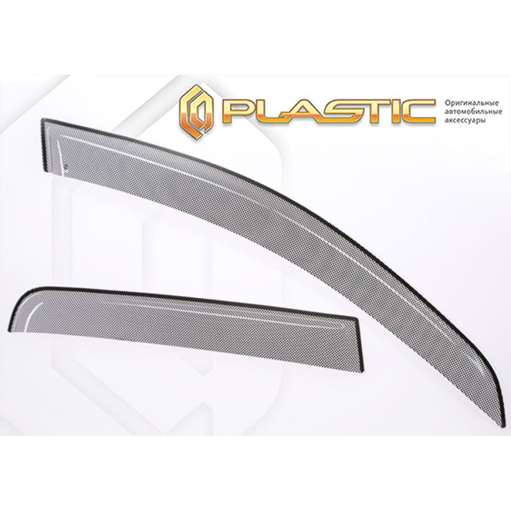 Window deflectors SLKGR-black MITSUBISHI OUTLANDER (2007-2012) CA-PLASTIC