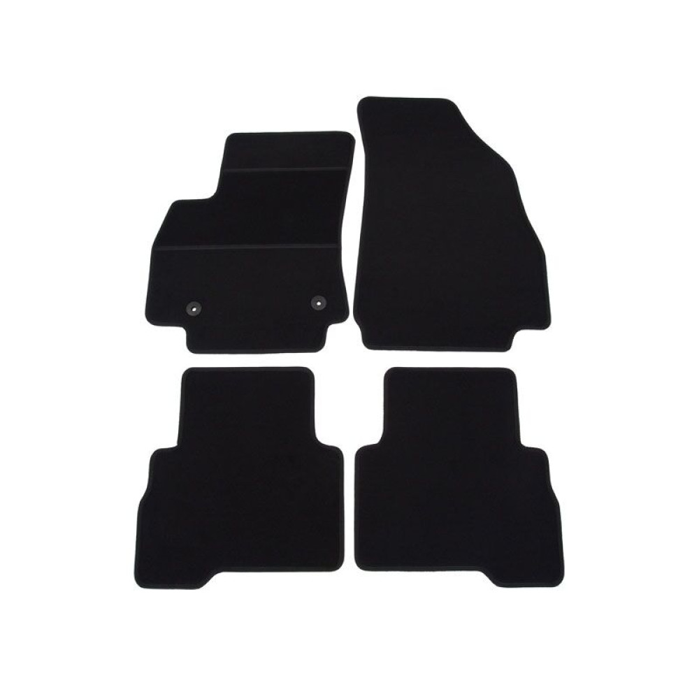 Alfombrillas textiles negras para coche CITROEN NEMO (5s.) (2008-...) ELEGANT