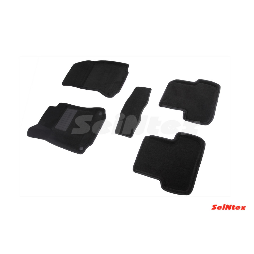 Car textile mats black 3D MB GLA-class (2014-...)