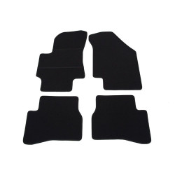 Alfombrillas textiles negras para coche KIA RIO (2005-2011) ELEGANT