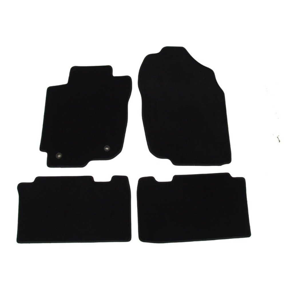 Car textile mats black TOYOTA RAV4 (2013-...) LUXUS