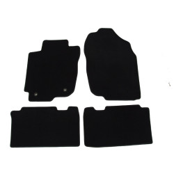 Car textile mats black TOYOTA RAV4 (2013-...) LUXUS