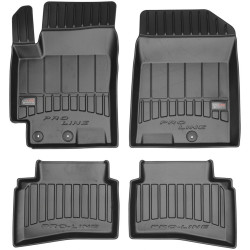 Alfombrillas de goma negras para coche KIA STONIC (2017-...) 3D FROGUM