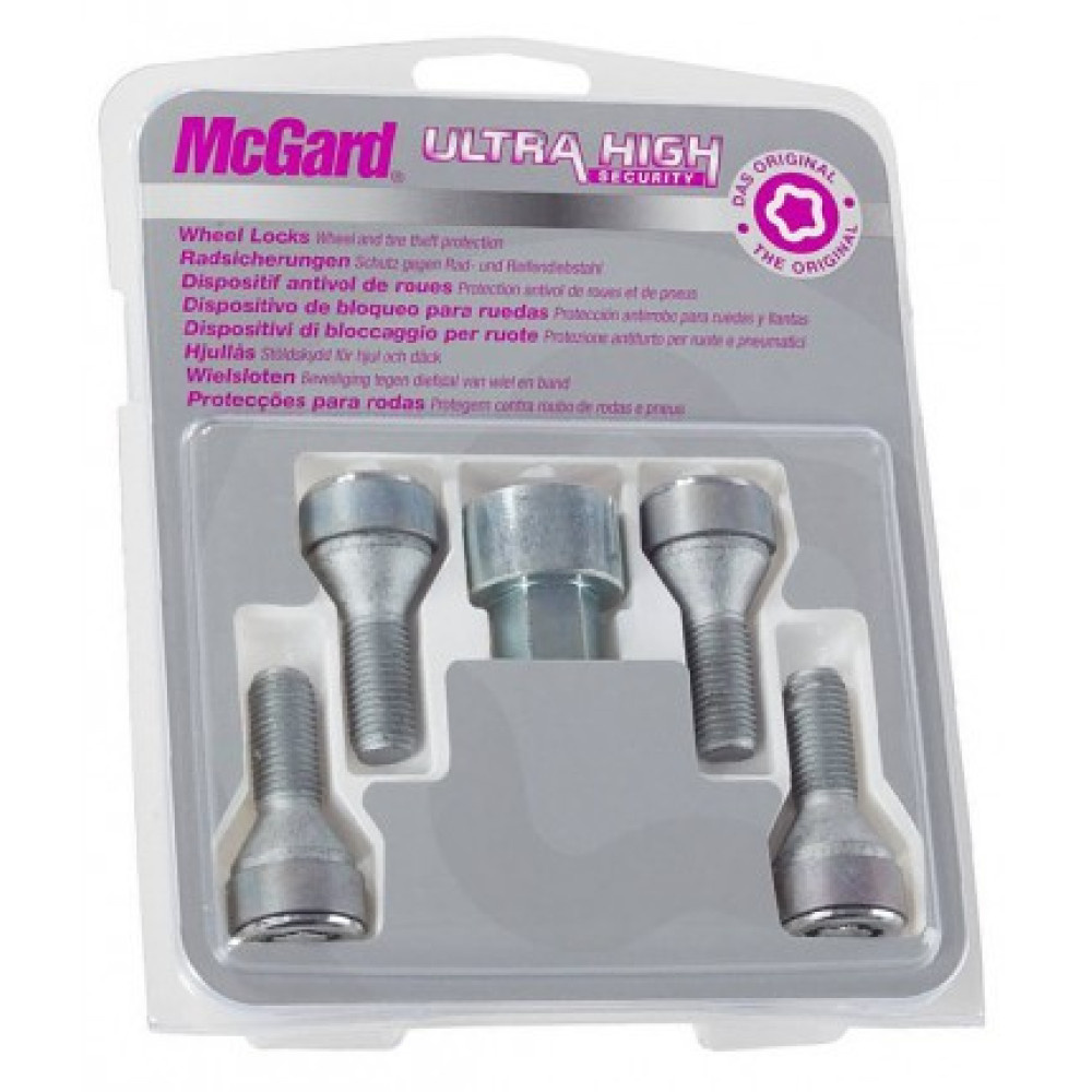 Locking wheel bolt 12x1.5x22mm conical (MCGARD) 27204SL