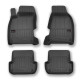 Car rubber floor mats black SEAT EXEO (2009-2013) 3D FROGUM