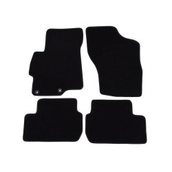 Alfombrillas textiles negras para coche MITSUBISHI LANCER (2007-...) LUXE
