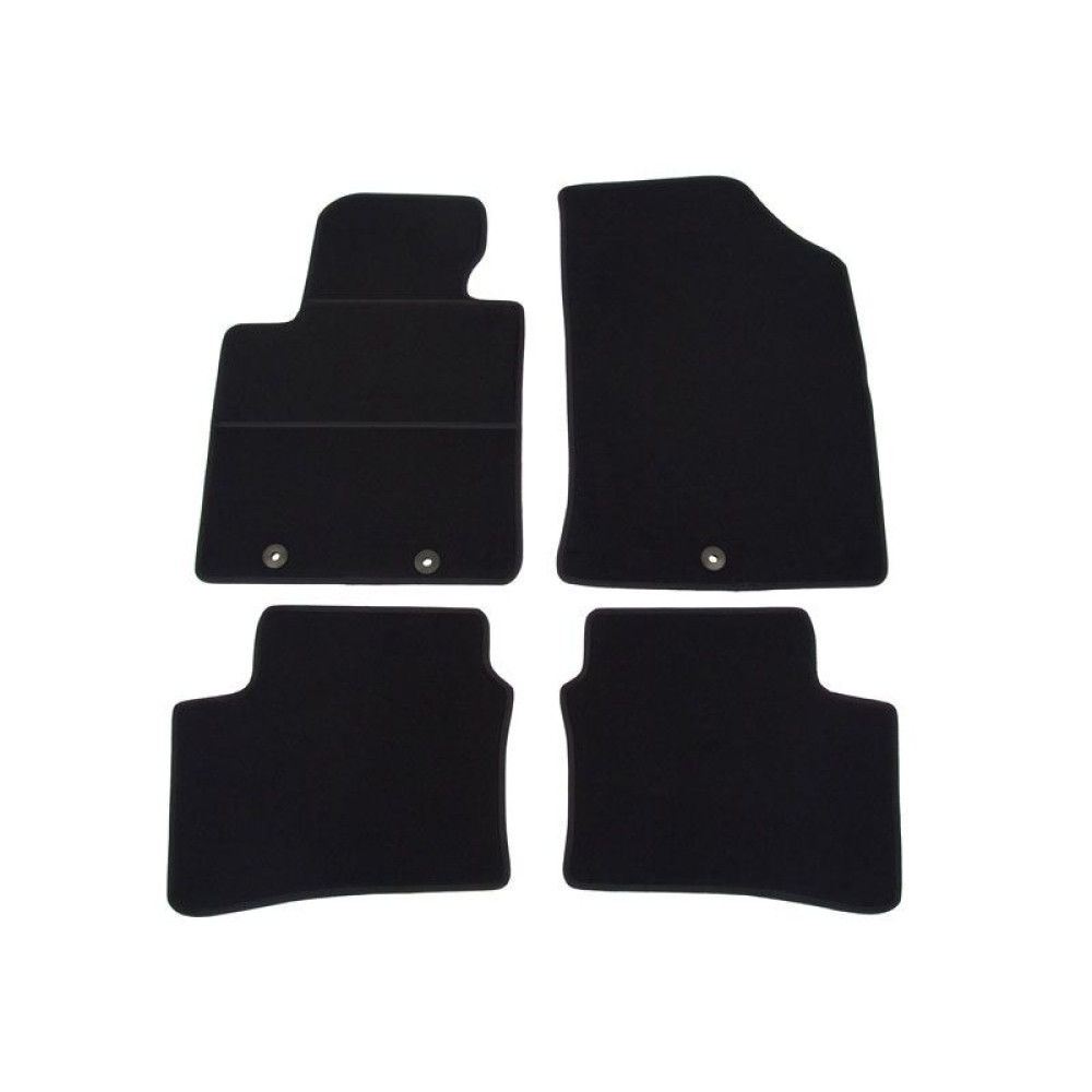Car textile mats black KIA PICANTO (2011-...) ELEGANT