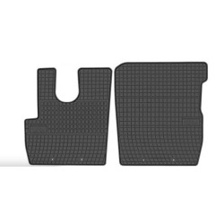 Car rubber floor mats black DAF CF Euro 6 (2012-...) NEGRO
