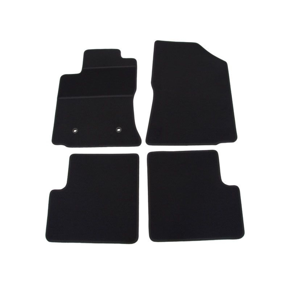 Car textile mats black TOYOTA COROLLA (2002-2007) ELEGANT