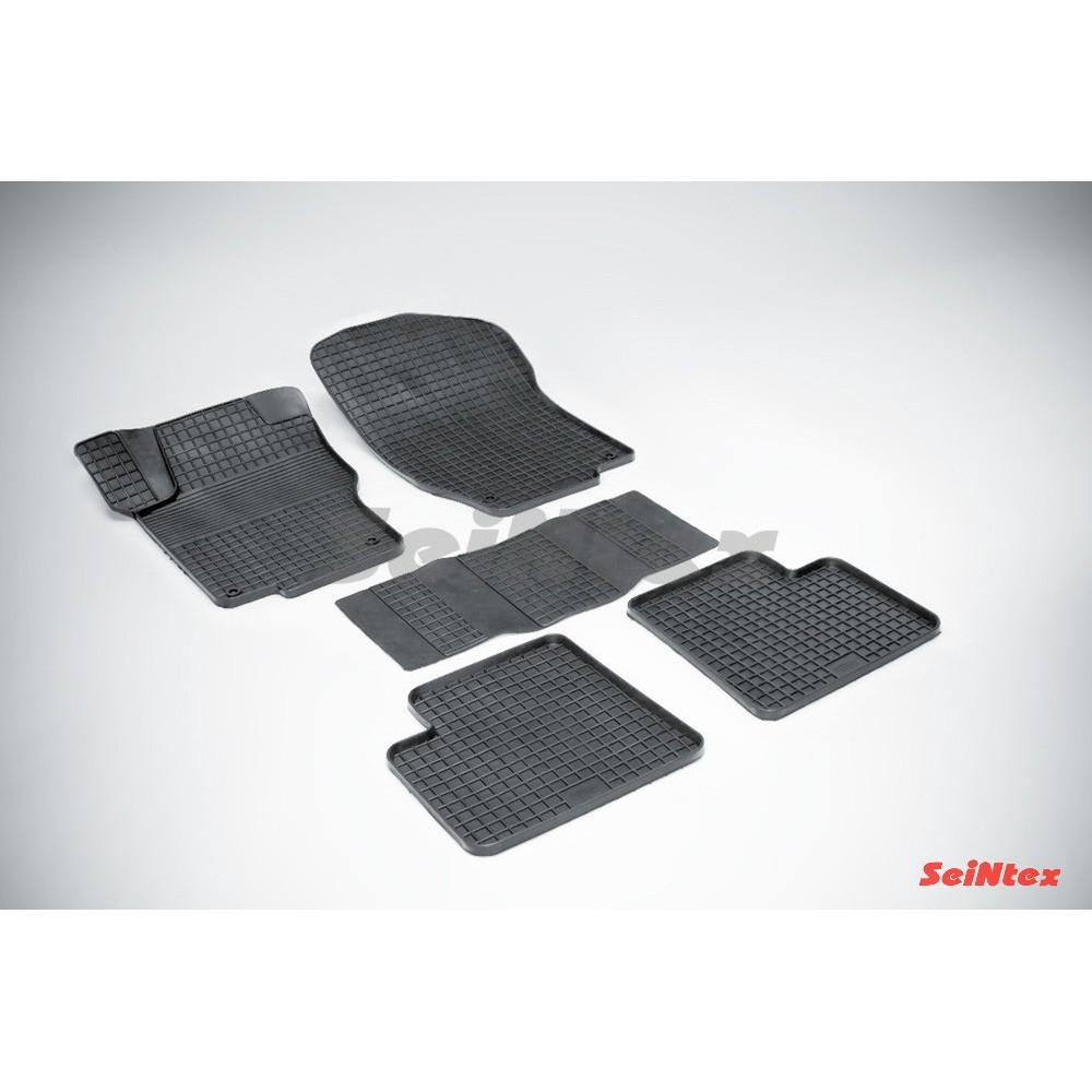 Car rubber floor mats black SEINTEX *STK* MB GL-class X164 (2006-2012)