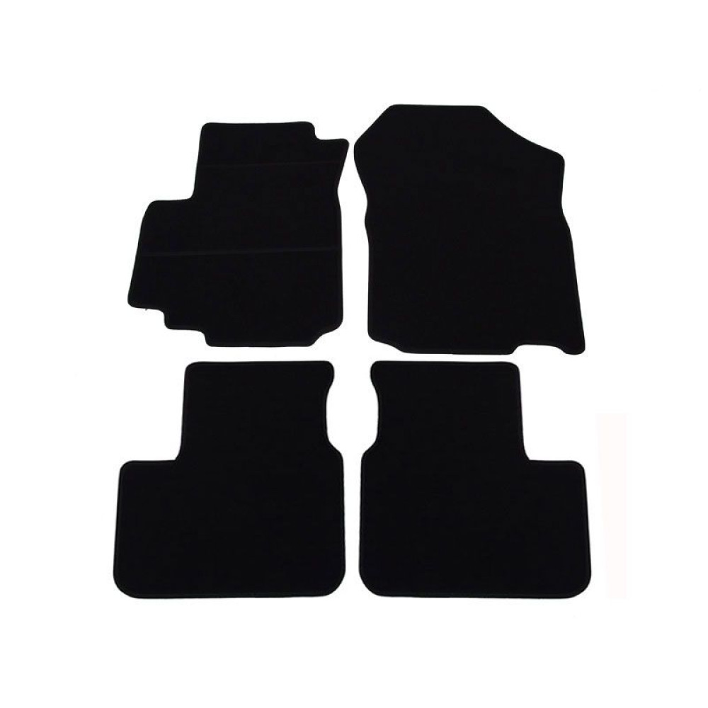 Car textile mats black SUZUKI SX-4 (2006-2013) ECONOMIC