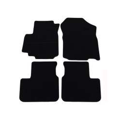 Alfombrillas textiles negras para coche SUZUKI SX-4 (2006-2013) ECONÓMICAS