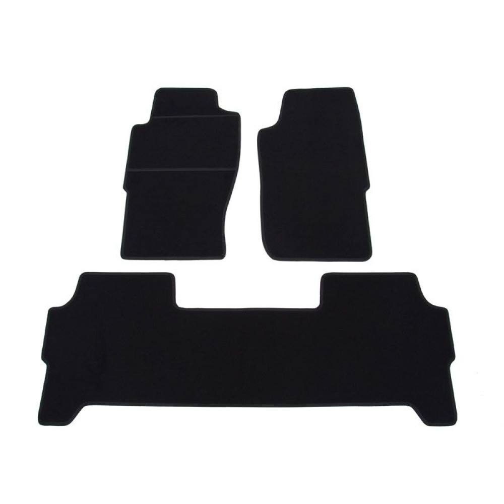 Car textile mats black NISSAN PATROL 5 (1998-2010) ELEGANT