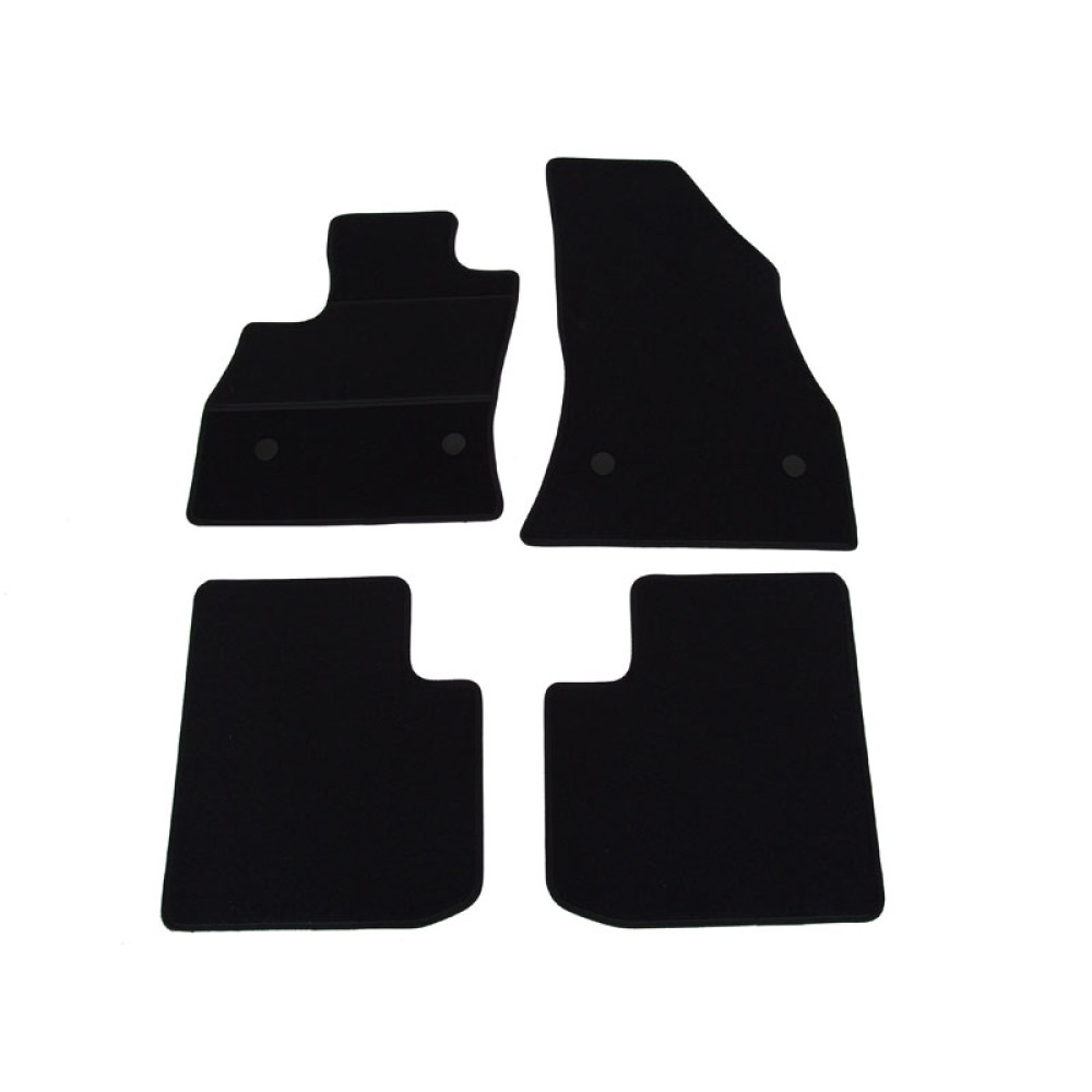 Car textile mats black FIAT 500L (2012-...) ELEGANT