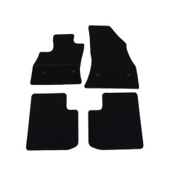 Alfombrillas textiles negras para coche FIAT 500L (2012-...) ELEGANT
