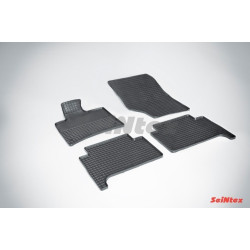 Alfombrillas de goma negras SEINTEX *STK* para AUDI Q7 (2006-2015)