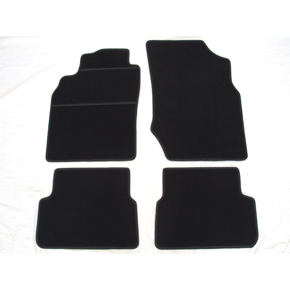 Car textile mats black NISSAN ALMERA (2000-2006) ECONOMIC