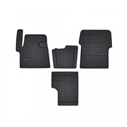 Alfombrillas de goma negras para coche PEUGEOT TRAVELLER (2016-...) NEGRO