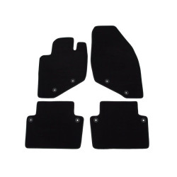 Alfombrillas textiles negras para coche VOLVO S80 (1998-2005) LUXE