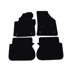 Car textile mats black VW CADDY (2015-...) ELEGANT