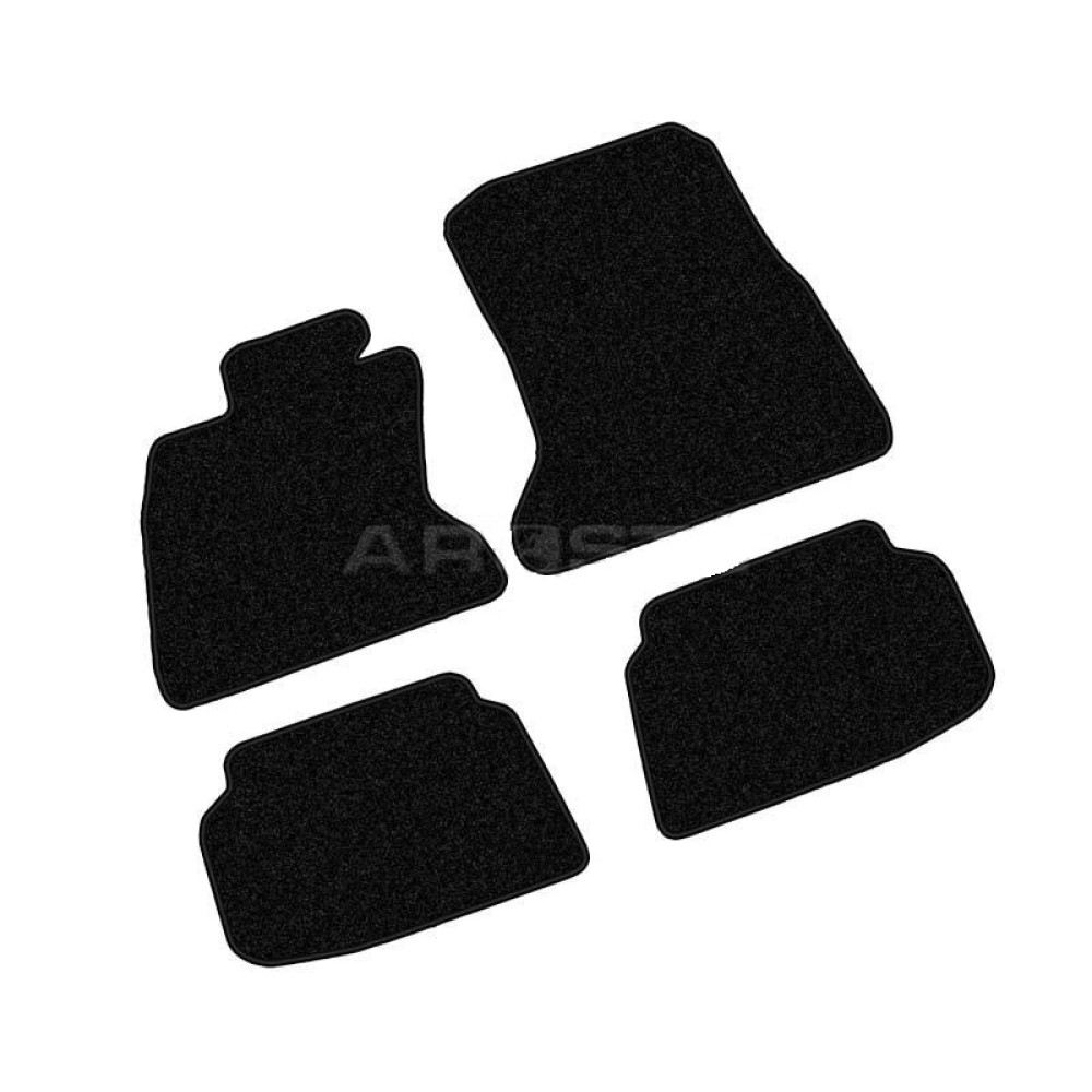 Car textile mats black BMW 7 F01 (2008-2015) LUXE