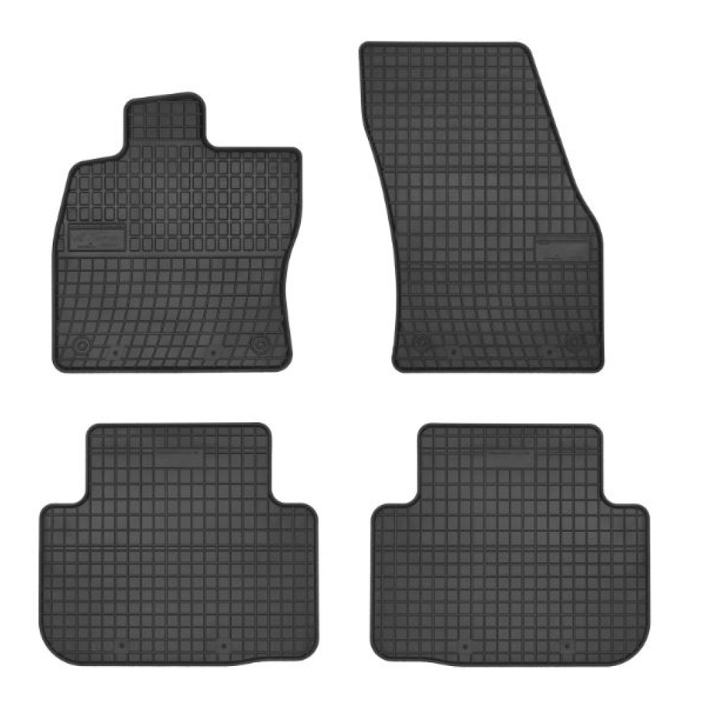 Car rubber floor mats black VW GOLF VII SPORTSVAN (2014-...) NEGRO