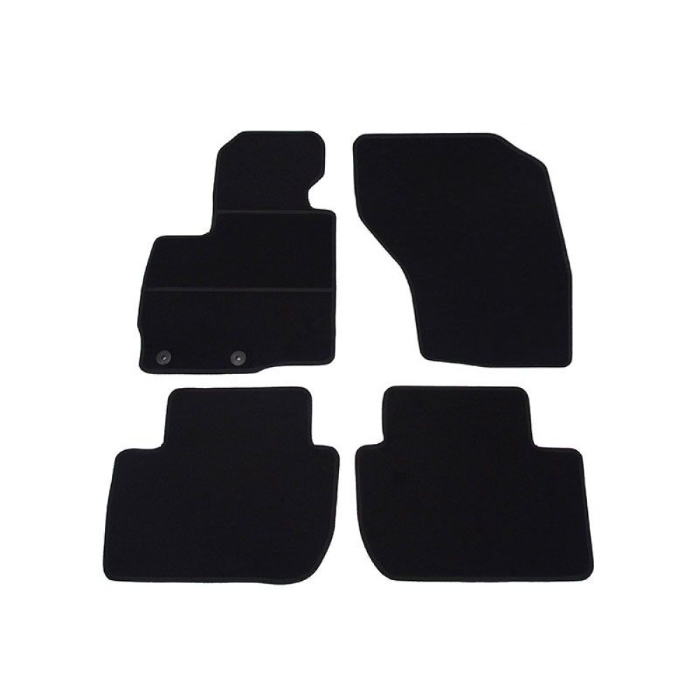 Car textile mats black CITROEN C-CROSSER (2007-2013) ELEGANT