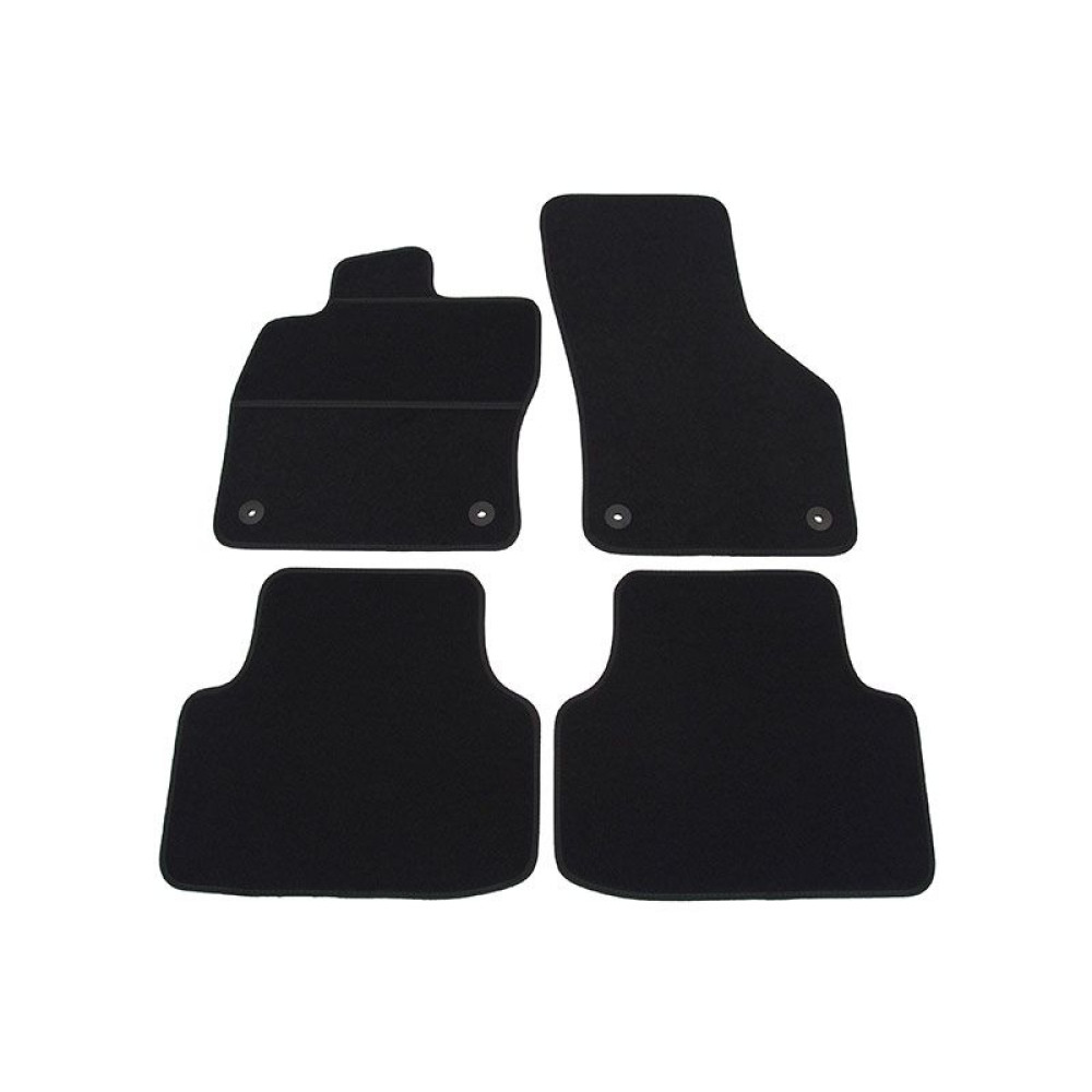Car textile mats black SKODA OCTAVIA III (2013-...) ELEGANT