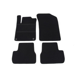 Alfombrillas textiles negras para coche CITROEN DS3 (2009-2013) ECONÓMICAS