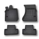 Car rubber floor mats black AUDI Q5 (2008-2017) 3D FROGUM
