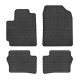 Car rubber floor mats black KIA PICANTO (2017-...) NEGRO