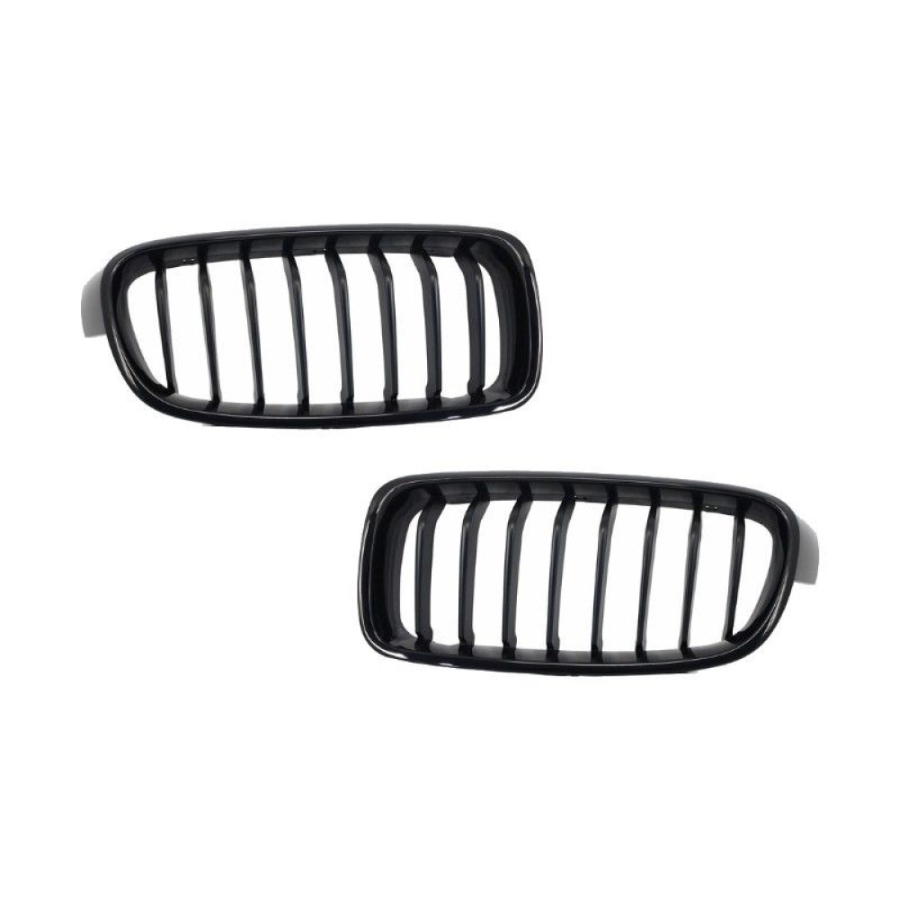 Front grills black BMW 3 F30/F31 M-Performance Design Piano Black/Matte Black (2012-2018)