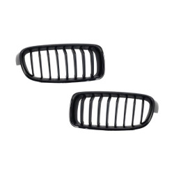 Parrillas delanteras negras BMW 3 F30/F31 M-Performance Design Piano Black/Matte Black (2012-2018)