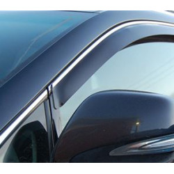 Window deflectors with chrome AUDI Q7 (2006-2015) CA-PLASTIC