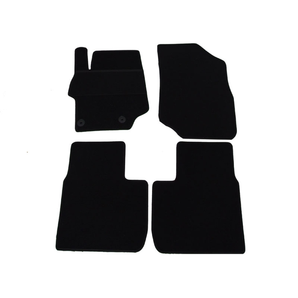Car textile mats black CITROEN C-ELYSEE (2012-...) ELEGANT