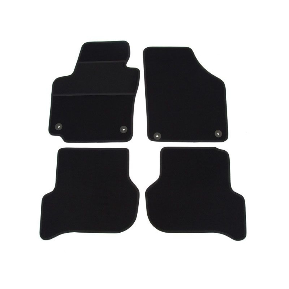 Car textile mats black SKODA YETI (2009-...) ELEGANT