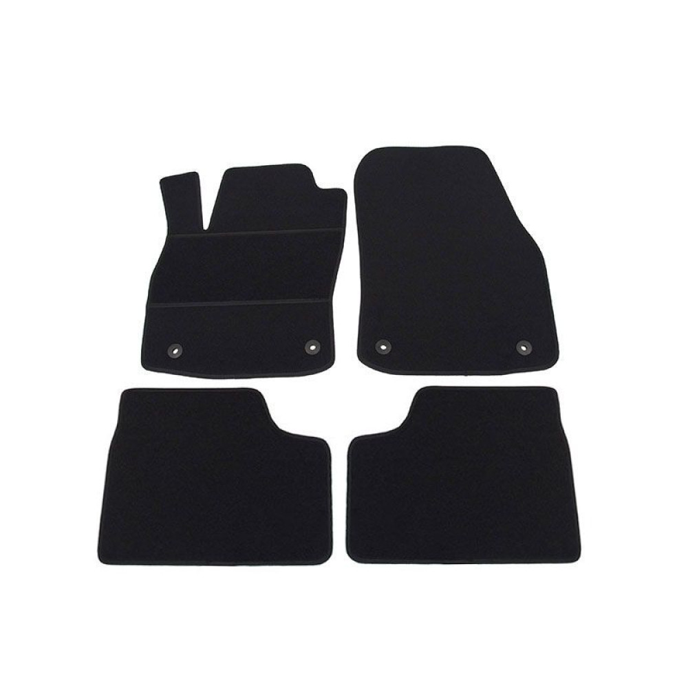 Car textile mats black OPEL ASTRA H (2004-2009) ELEGANT