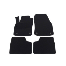 Alfombrillas textiles negras para coche OPEL ASTRA H (2004-2009) ELEGANT