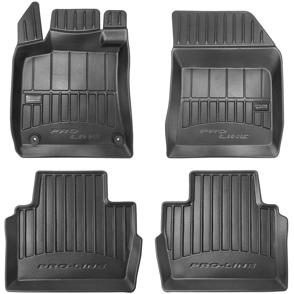 Car rubber floor mats black PEUGEOT 508 II (2018-...) 3D FROGUM