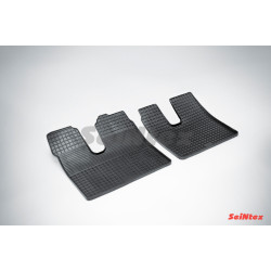 Car rubber floor mats black SEINTEX *STK* MAN TGX (2002-...)