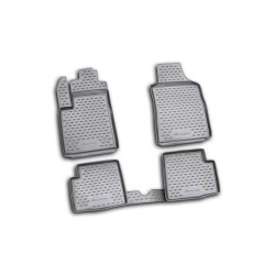 Car rubber floor mats black NOVLINE FIAT 500X (2014-...)
