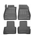 Car rubber floor mats black NISSAN JUKE (2010-2019) 3D FROGUM