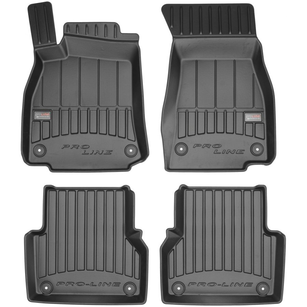 Car rubber floor mats AUDI A6 (2018-...) 3D FROGUM
