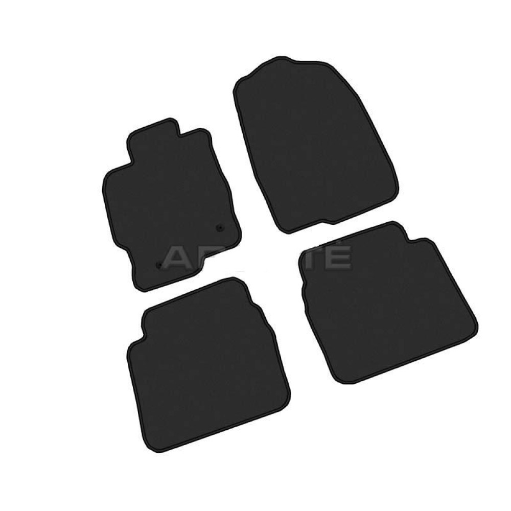 Car textile mats black MAZDA 6 (2008-2012) LUXE